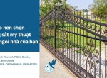 3 Lý do nên chọn cổng sắt mỹ thuật cho ngôi nhà của bạn