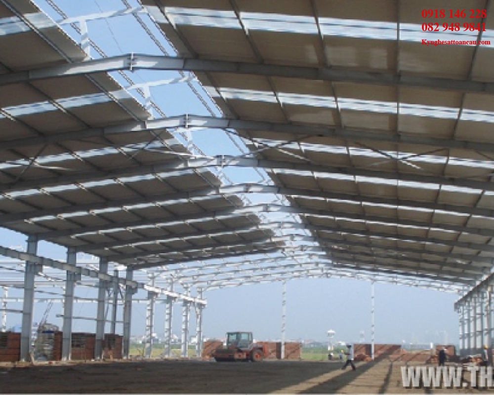 Mái che nhà xưởng K1