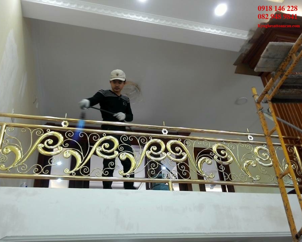 Lan can sắt mỹ thuật LC5