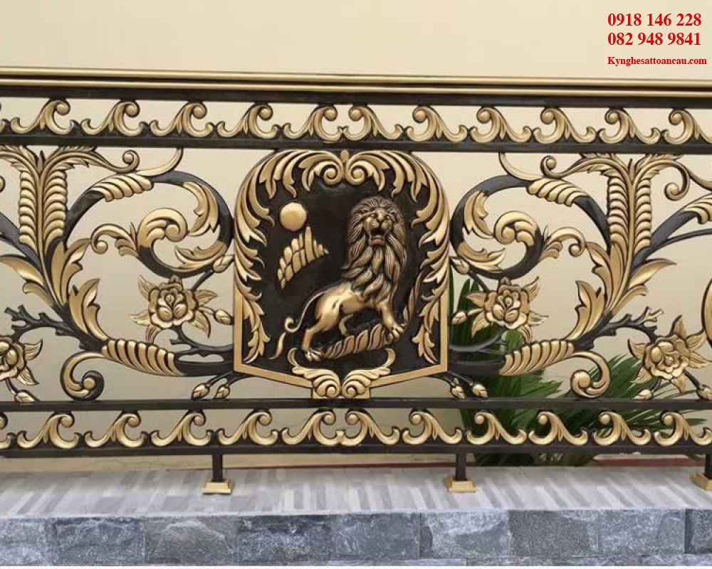 Lan can nhôm đúc L1