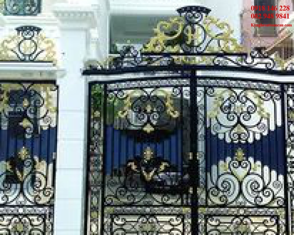 Cửa cổng sắt mỹ thuật CS41