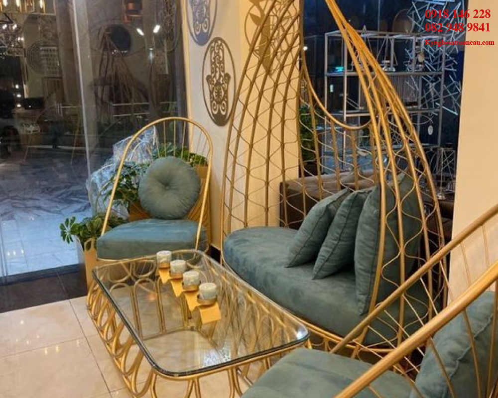 Bàn Ghế Inox Xi Mạ A1