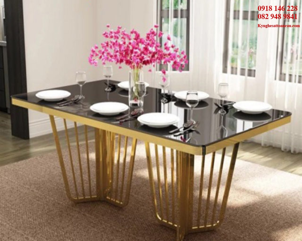 Bàn Trang Trí Inox xi mạ BI10