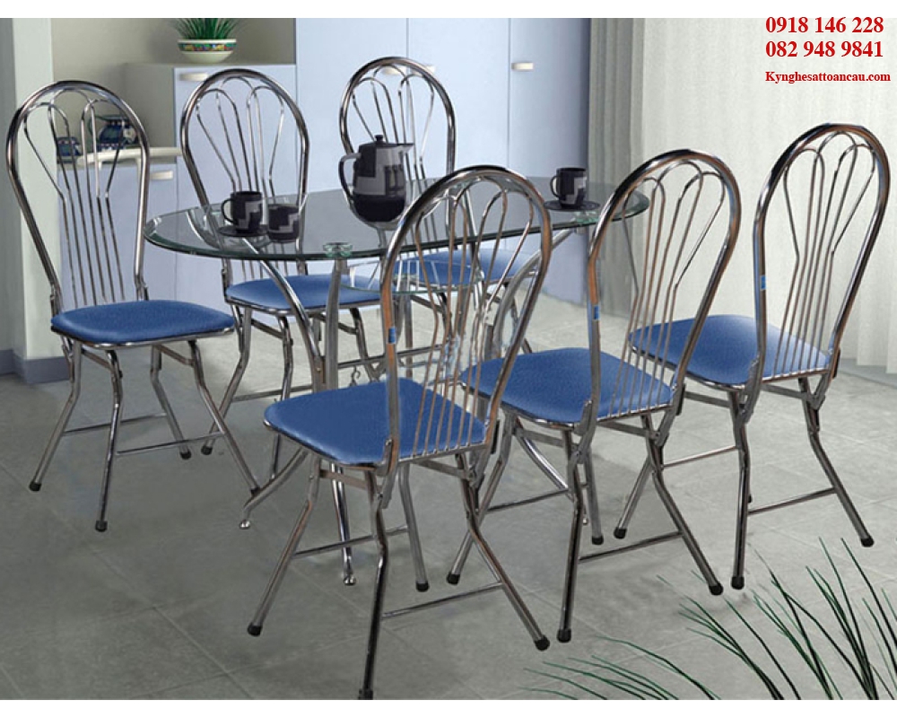 BÀN GHẾ INOX ĐẸP B31