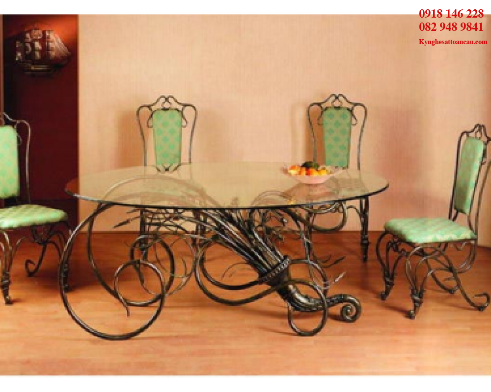 Bàn ghế sắt mỹ thuật BS31