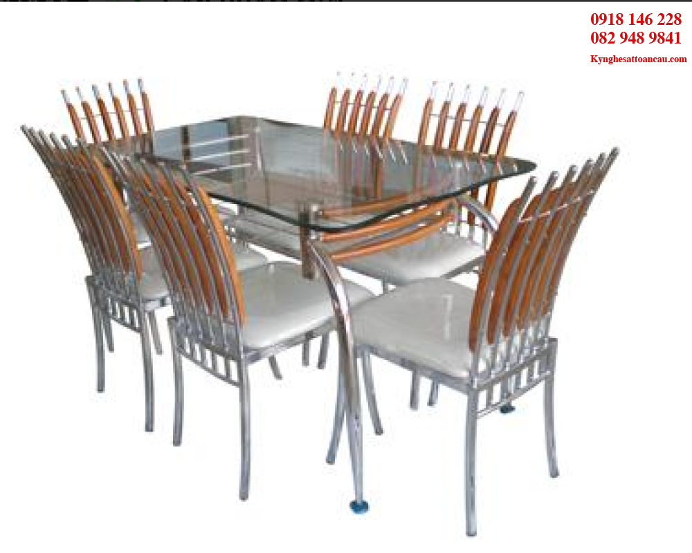 BÀN GHẾ INOX ĐẸP B35