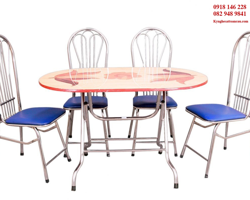 BÀN GHẾ INOX ĐẸP B39