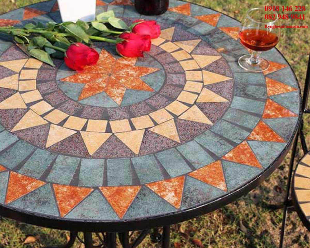 Bàn ghế sắt mỹ thuật BS34