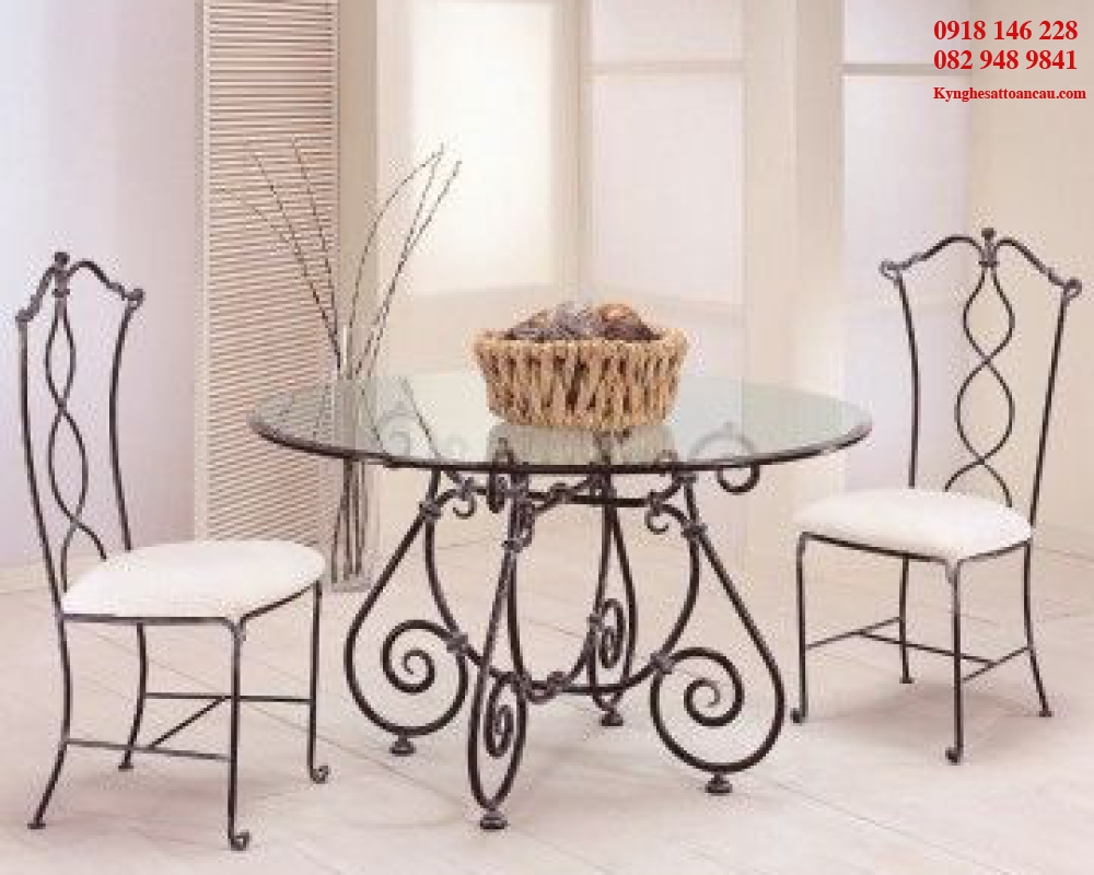 Bàn ghế sắt mỹ thuật BS38