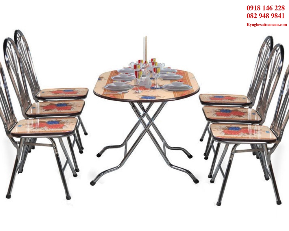 BÀN GHẾ INOX ĐẸP B7