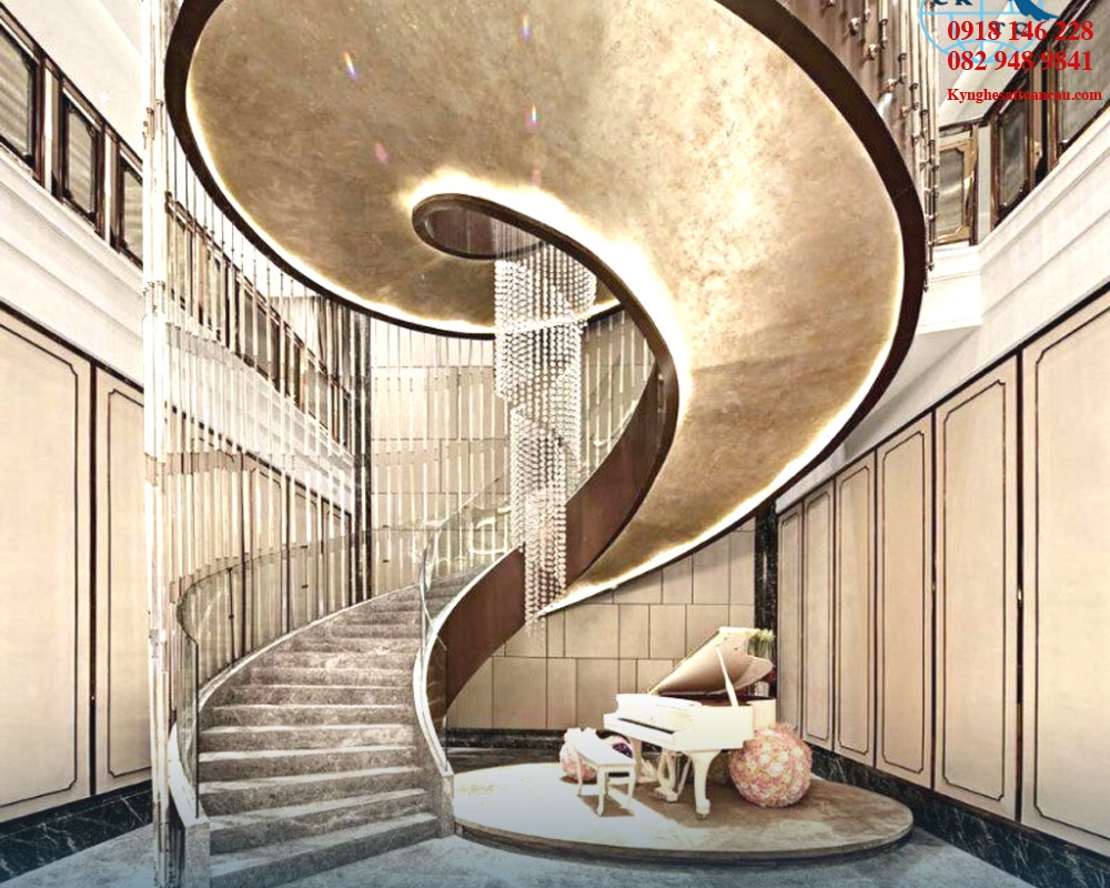 Cầu thang xoắn CTX07