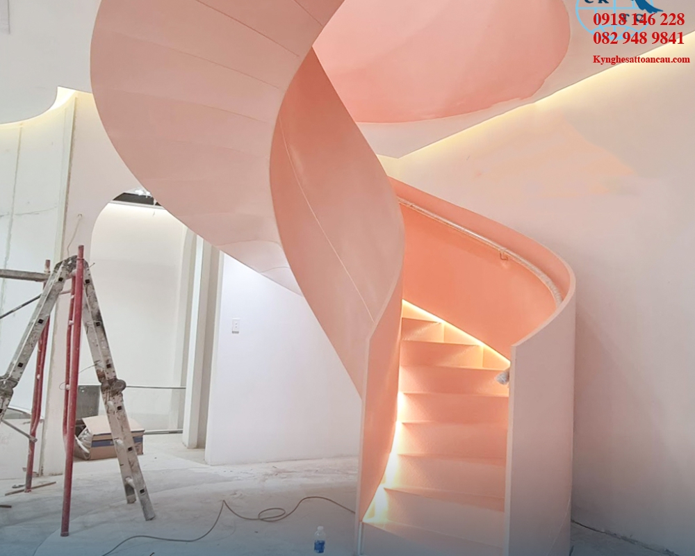 Cầu thang xoắn CTX86