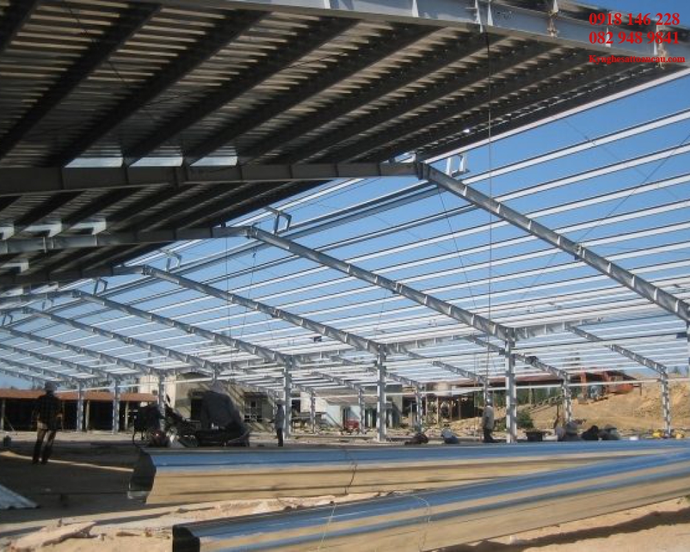 Mái che nhà xưởng MCNX002