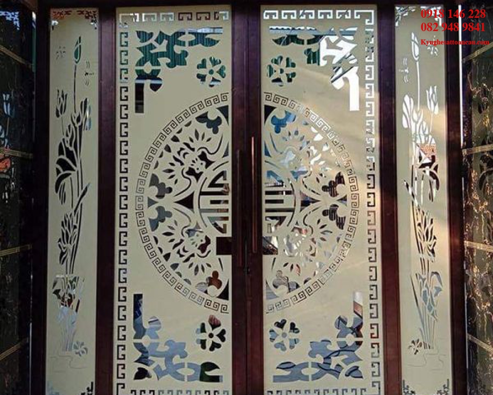 Cửa sắt mỹ thuật CNC V3