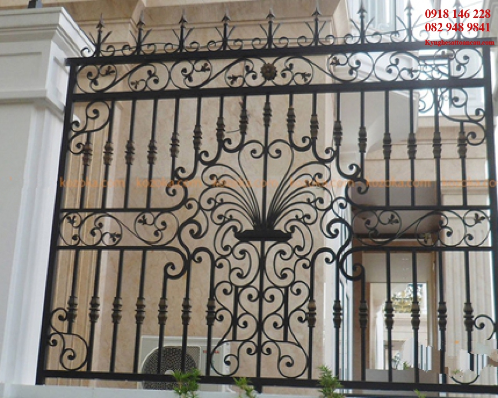 HÀNG RÀO SẮT MỸ THUẬT ĐỘC ĐÁO HR0805