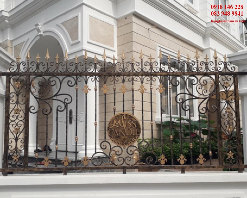 HÀNG RÀO SẮT MỸ THUẬT ĐỘC ĐÁO HR0805