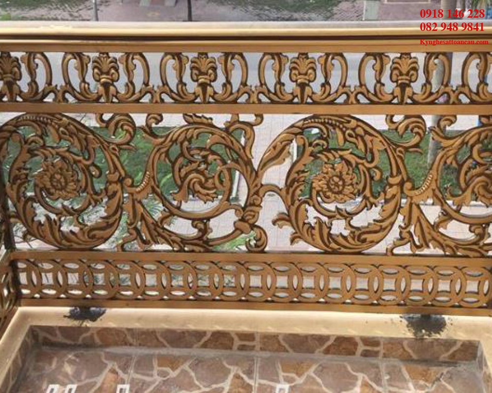 Lan can nhôm đúc L12