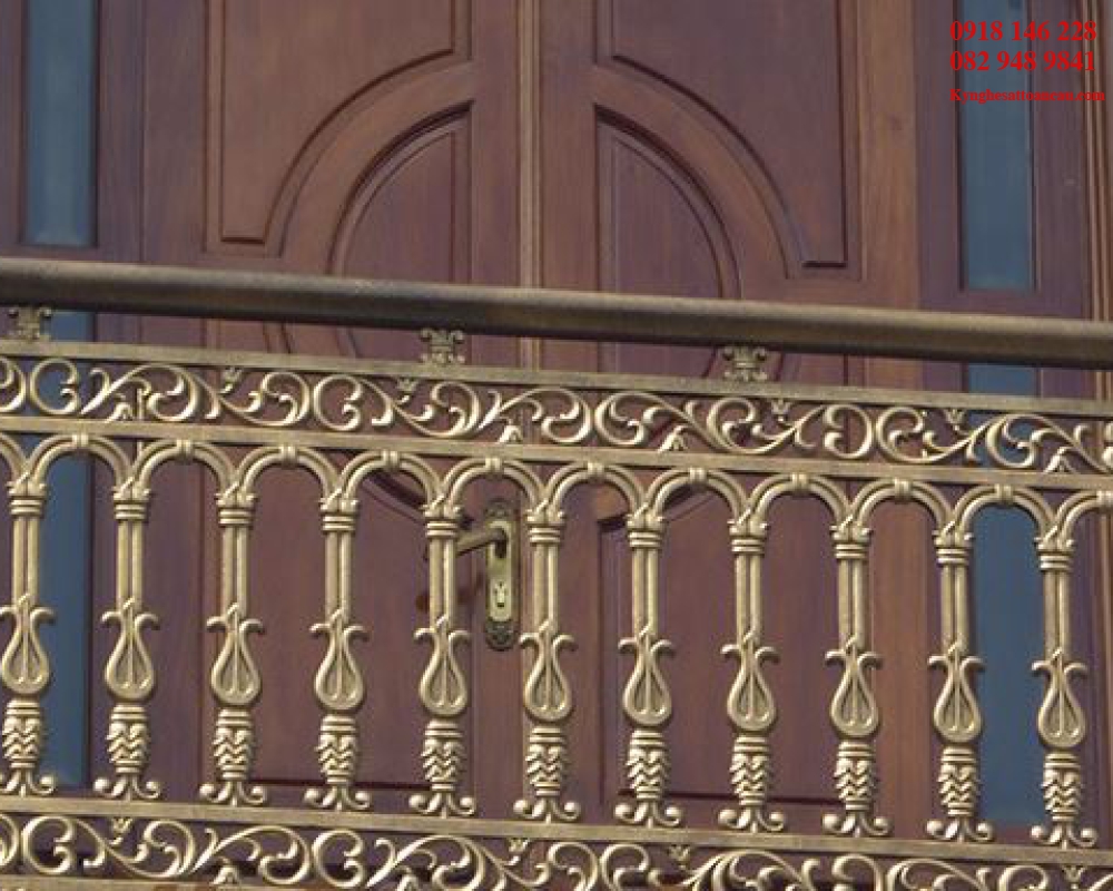 Lan can nhôm đúc L14