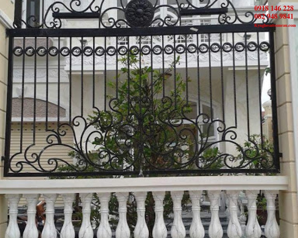 HÀNG RÀO SẮT MỸ THUẬT ĐỘC ĐÁO HR0805