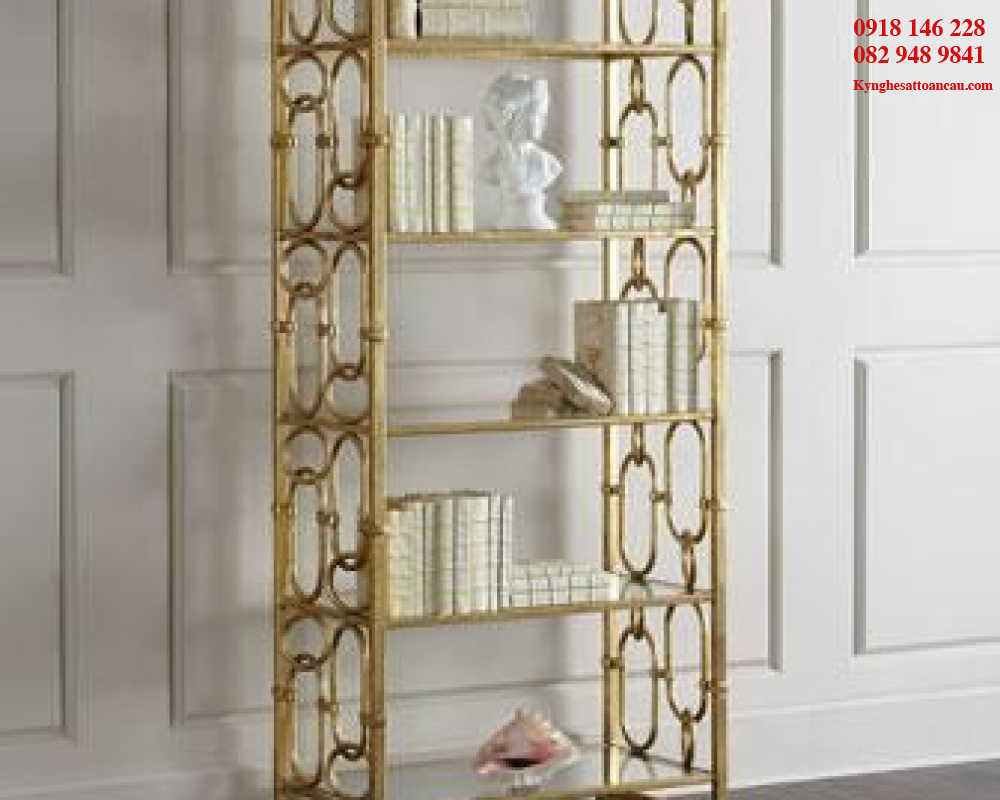 Kệ inox xi mạ KI05