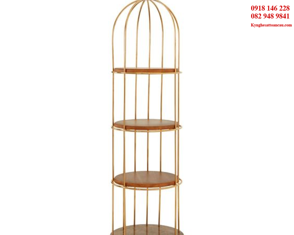 Kệ inox xi mạ KI07