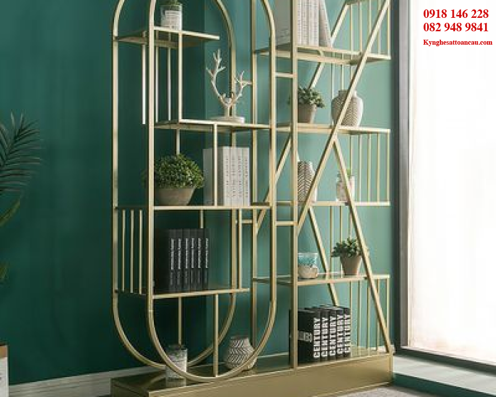 Kệ inox xi mạ KI06