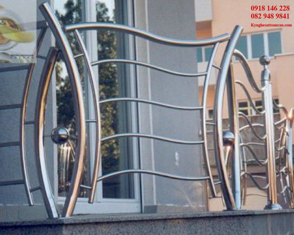 Lan can inox cao cấp Q14