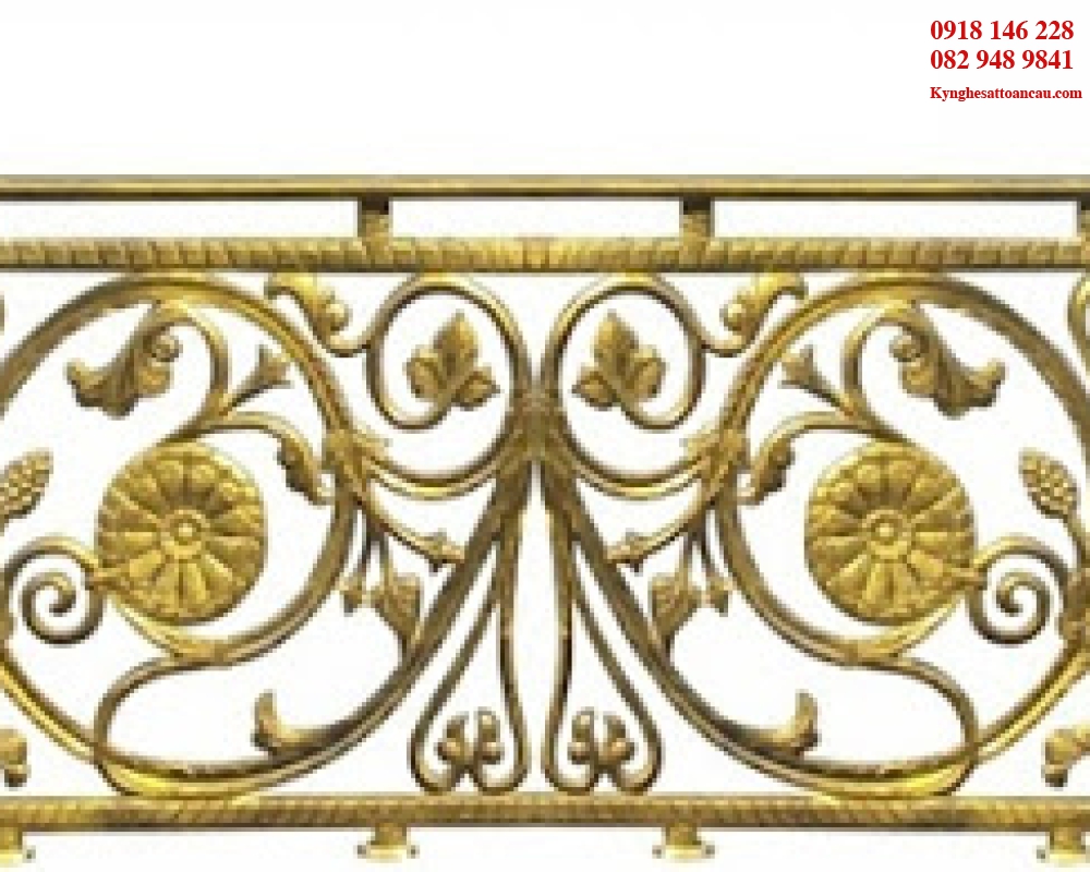 Lan can nhôm đúc L8