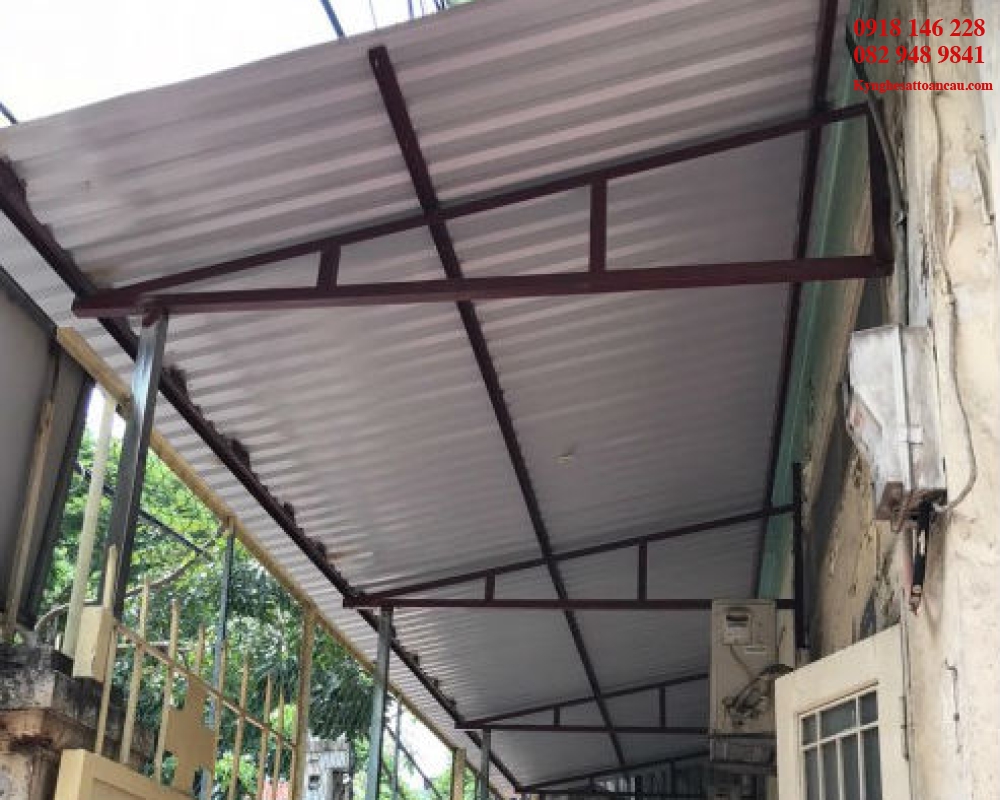 Mái che nhà xưởng A1