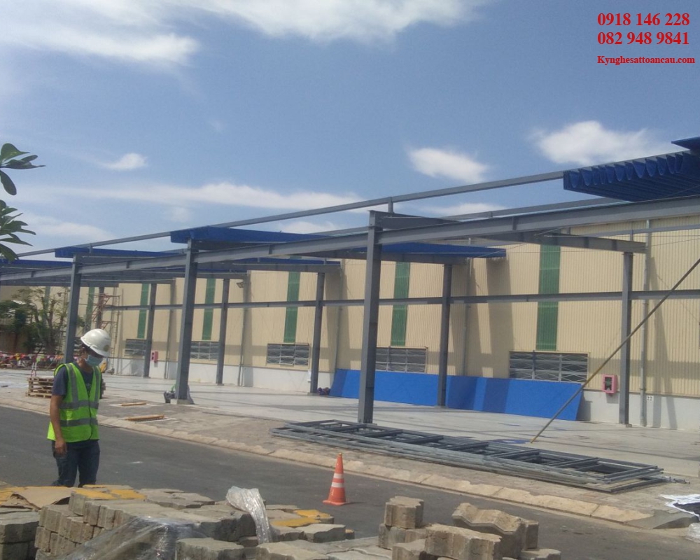 Mái che nhà xưởng H5