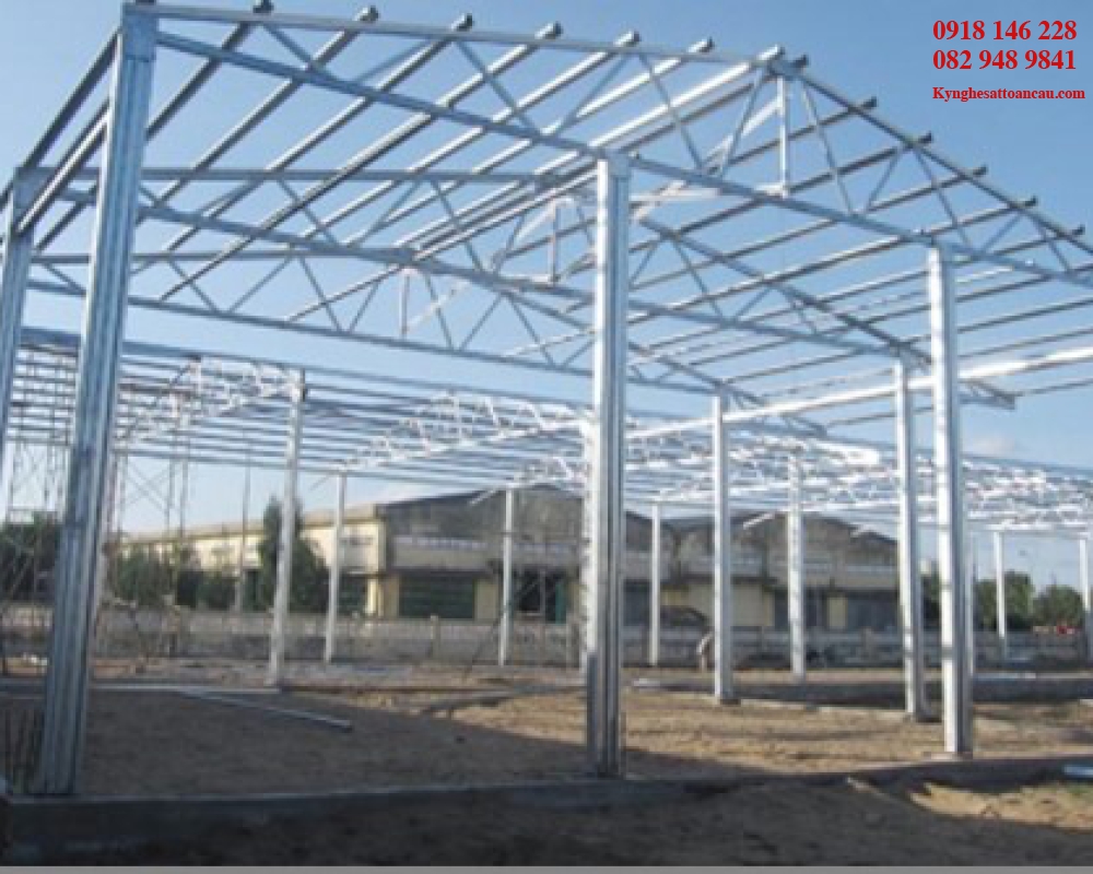 Mái che nhà xưởng MCNX002