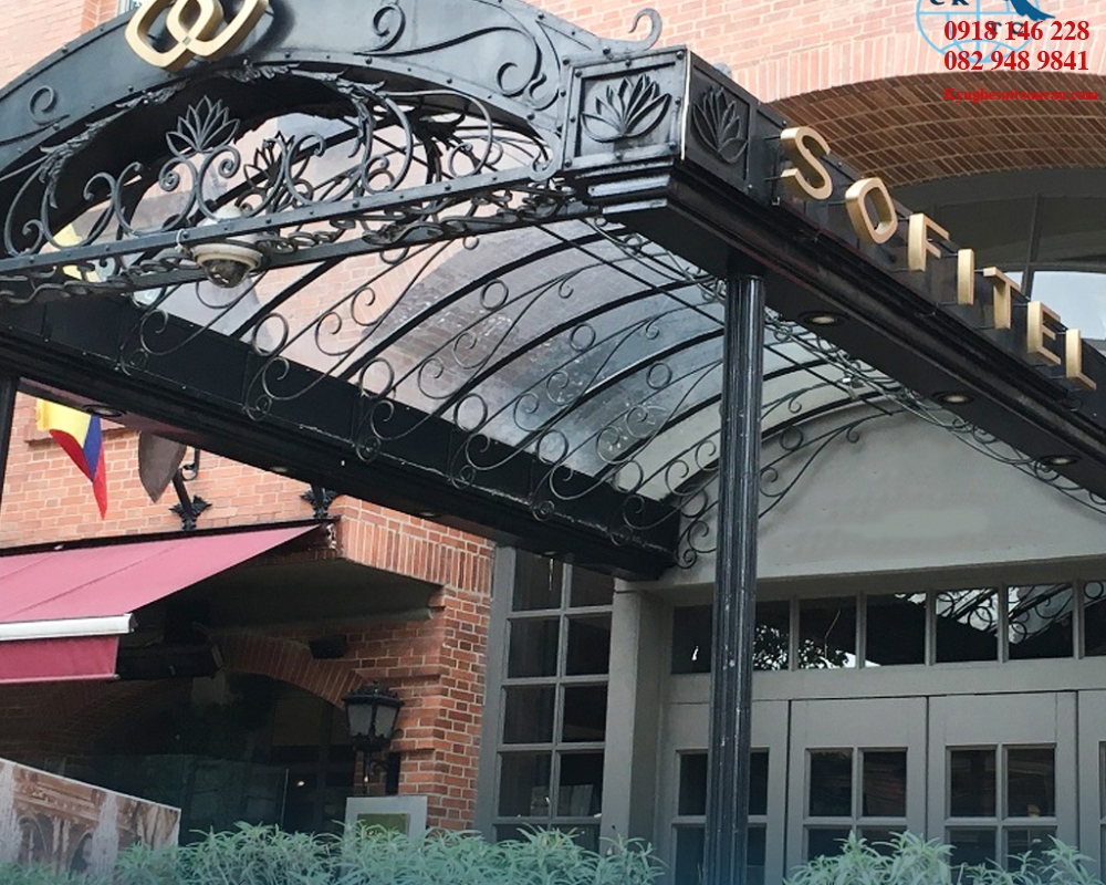 Mái che sắt mỹ thuật MCS19