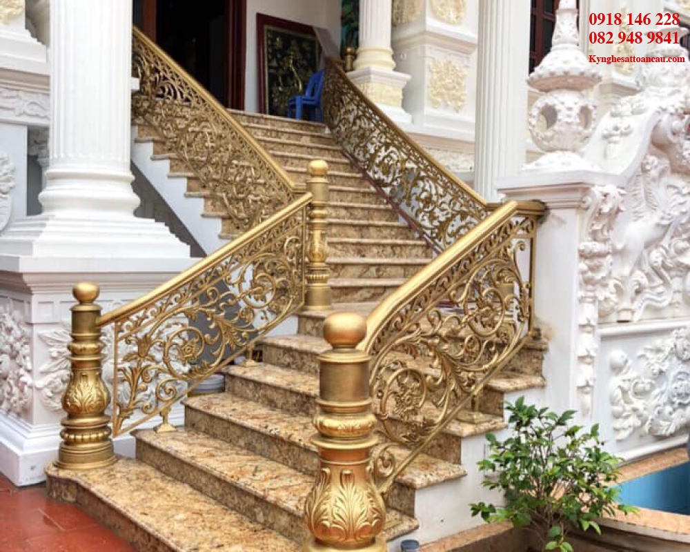 Cầu thang nhôm đúc CTN38