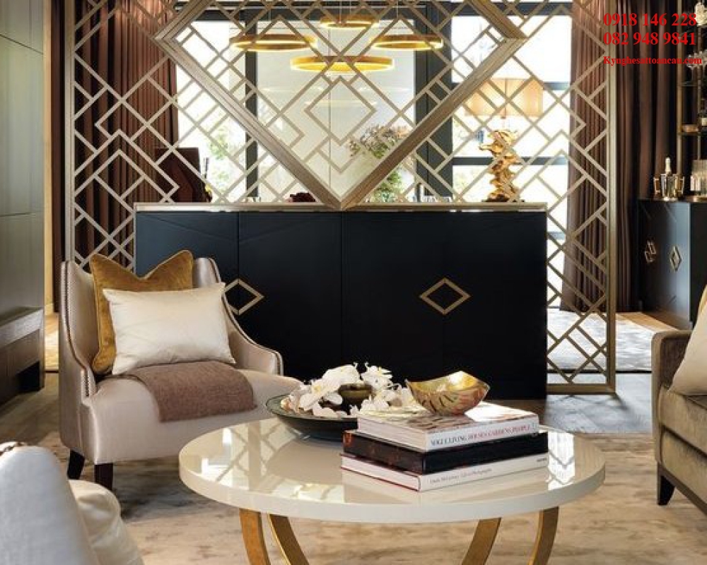 Vách ngăn inox xi mạ VNI31