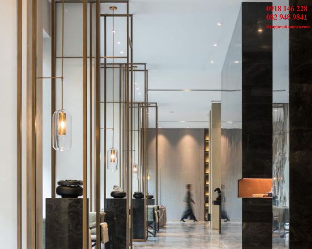 Vách ngăn inox xi mạ VNI54