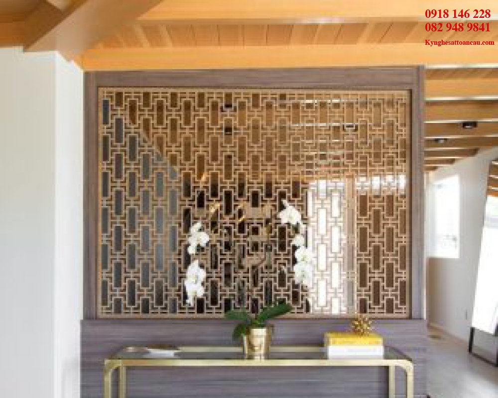 Vách ngăn inox xi mạ VNI44