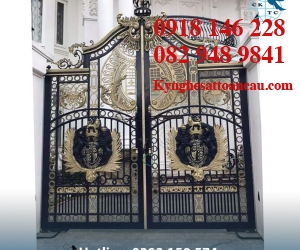Cửa cổng sắt mỹ thuật CCS115