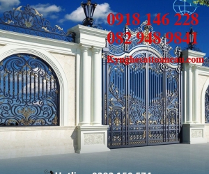 Cửa cổng sắt mỹ thuật CCS119