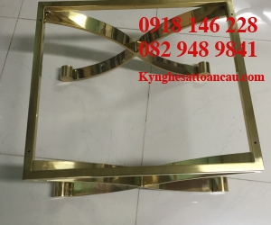 Chân bàn inox xi mạ CBIXM01