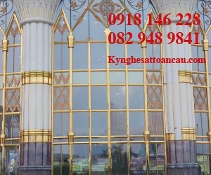 Cửa inox mạ vàng CC6