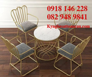 Bàn Ghế Inox Xi Mạ A1