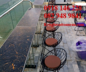 BÀN GHẾ SẮT MỸ THUẬT HK01