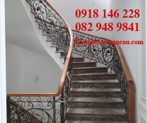 Cầu thang mỹ nghệ cao cấp.