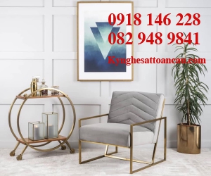 Bàn ghế inox xi mạ I18