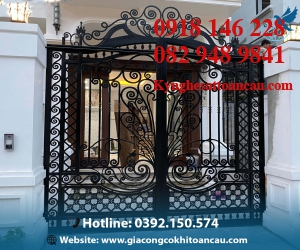 Cửa cổng sắt mỹ thuật CC S29