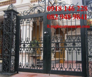 CỬA CỔNG SẮT MỸ THUẬT 07