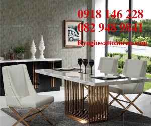 BÀN GHẾ INOX XI MẠ I136