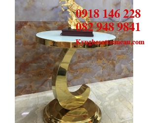 Bàn Trang Trí Inox xi mạ I15