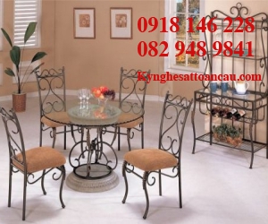 Bàn ghế sắt mỹ thuật BS10