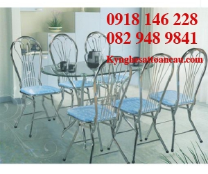 BÀN GHẾ INOX ĐẸP B11